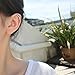 Aifeer Sterling Silver Non Pierced Ear Stud Earrings 5 Pearls Wrap Cuff Clip On Ear Clamp (Single)