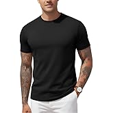 MIKAL Men’s 100% Cotton Crew Neck Soft Premium Casual Fit | Plain Short Sleeve Comfort Fit Stretch T-Shirt