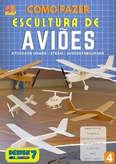 Livro Como Fazer Escultura de Aviões 80 Pixels