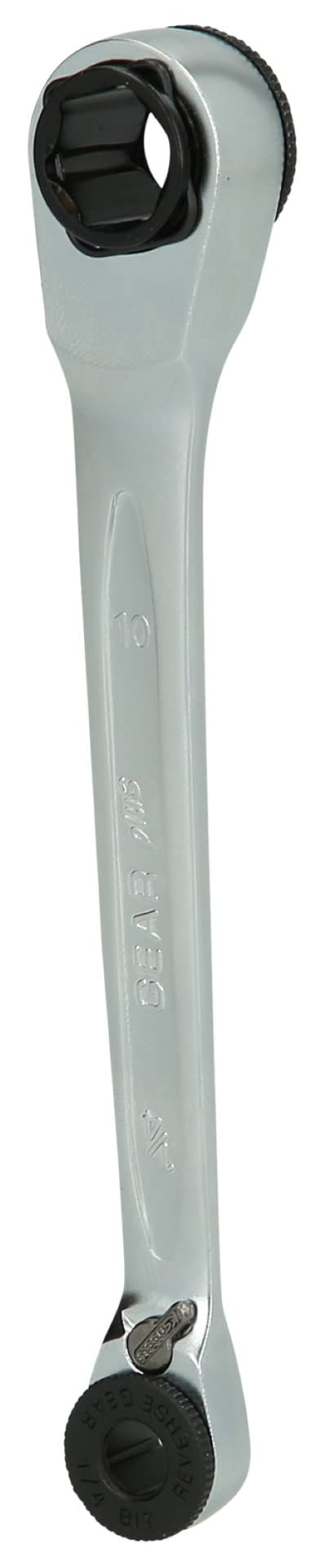 KS Tools 503.4678 1/4-inch x 10mm Gear+ Mini Bit Ring Spanner