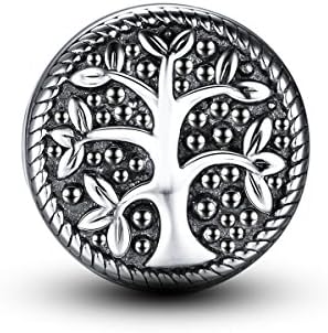 Globalwin Sterling Silver 925 Life Tree Charm Fit Pandora/Snake Chain Bracelet for Women