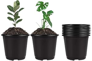 Nursery Pots 50 PCS Plastic Plant Pot Flower Pots Seed Pot Starter Pot for Seedling Nursery Supplies Grow Pot Planter Flower 