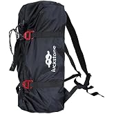 Mollytek Rock Climbing Rope Bag Large Capacity Foldable Waterproof Oxford Rock Climbing Backpack with Ground Sheet