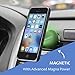SMOOCU Advanced Air Vent Magnetic Car Phone Mount Holder with Magna-Power Technology for Smartphones Including iPhone 7, 6, 6S, Galaxy S7, S7 Edge, Black