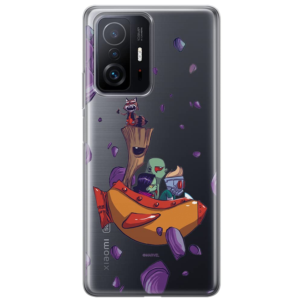 ERT GROUP mobile phone case for Xiaomi 11T 5G / 11T PRO 5G original and officially Licensed Marvel pattern Guardians of the Galaxy 010 optimally, partially transparent