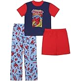Marvel boys 3-piece Loose-fit Pajama Set, Soft & Cute for Kids