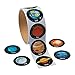 Space Solar System Birthday Party Favors - (100) Stickers, (24) Stamps, (12) Solar System Scene Sticker Sheets