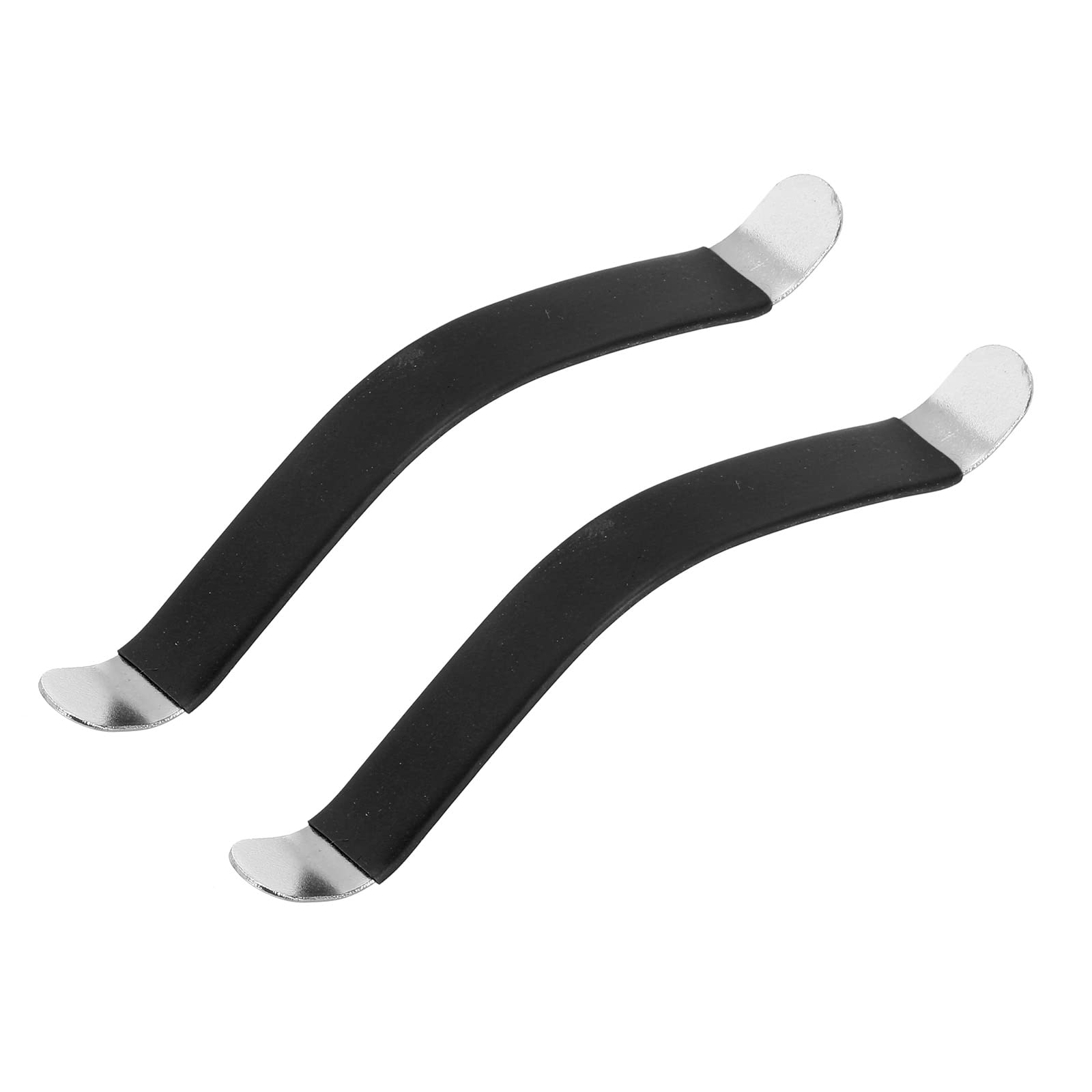 PATIKIL Guitar String Spreaders Rubber Coated Fretboard Cleaning Tools Stainless Steel Black for Guitar Maintenance and Care Pack of 2