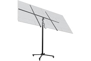 LAMATILOVE Three in One Electric Drywall Lift, 10 ft Max Height Sheetrock Lift, 110 LBS Weight Capacity Drywall Panel Lifter, Hoist Jack Tool with Electric Hammer bracket, Level bracket Lockable Wheels