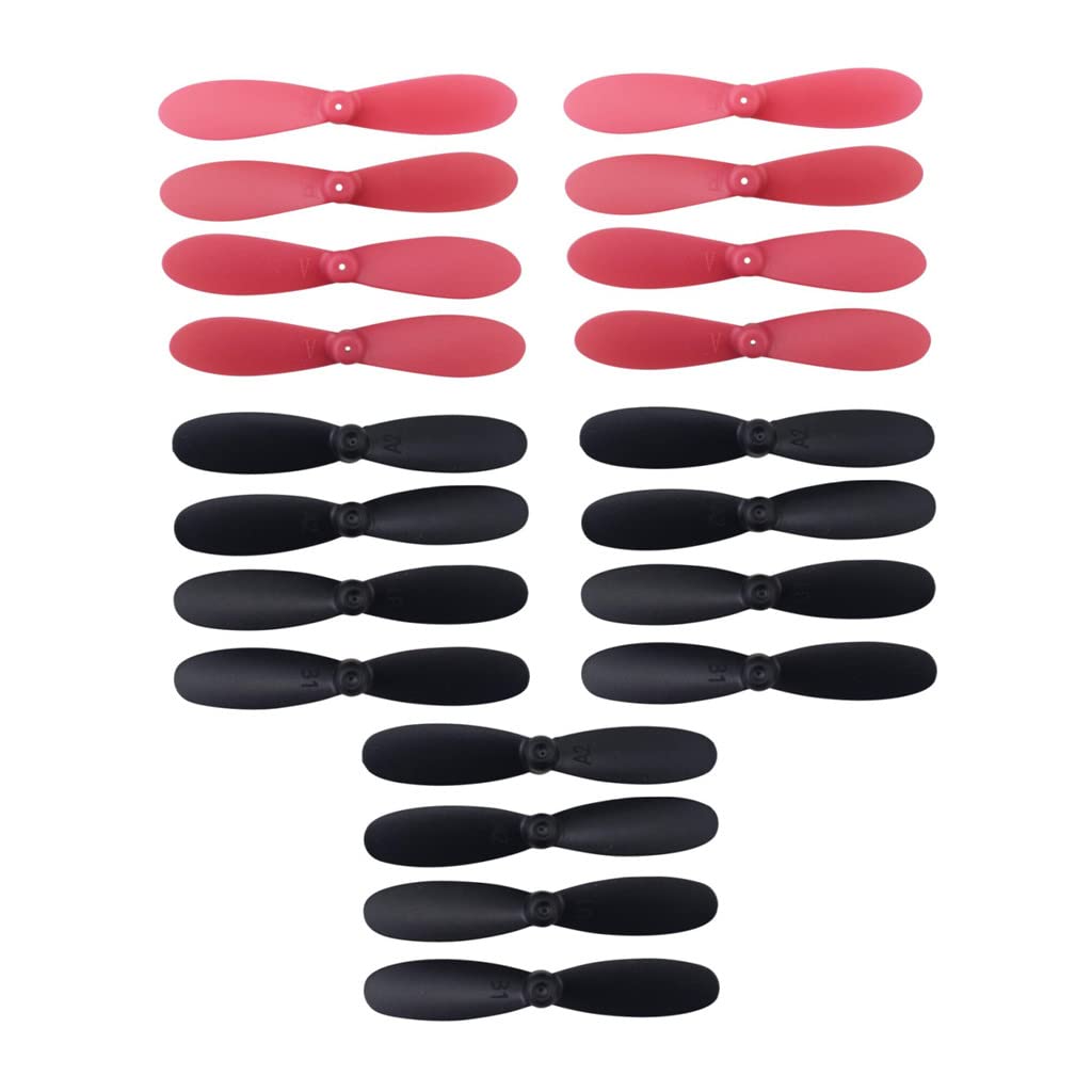 ZYGY 20PCS Propeller for HS190 901HS 901S 901H X300C LF606 SG800 E61HW S9 Mini Quadcopter Remote Control Drone Blade Accessories