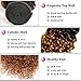 Feelgrace Hair 8A Brazilian 2 Tone Ombre Color Kinky Curly Hair 3 Bundles with 4X4 Closure Ombre Color Free Part Lace Closure with Virgin Remy Human Curly Hair Bundles Extensions(18 20 22+16)