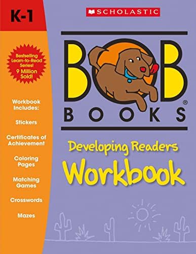 Bob Books Workbook Set | 3 Pack | Beginning, Emerging, Developing