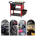 YQC-Multifunctional-Trolley-Double-Hanging-Barrel-Maintenance-Tool-Cart-3-Layers-Three-Layers-Multifunctional-Trolley-Treatment-Tool-Cart-Multifunctional-Storage-Trolley-Handling