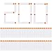 Little Valentine 200 Pcs Dart Refill Pack for Nerf N-Strike Elite Modulus Glow at Dark Bullets - White primary