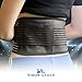 Premium Back Braces for Lower Back Pain Relief | Stabilizing Support Belt with Dual Adjustable Straps and Breathable Mesh Panels by Vigor Laser + Bonus e-Book | Size XL for Men-Women