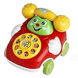 GuGio Baby Toy Music Carton Car Phone Push & Pull Toys Educational Development Kids Toy Gift