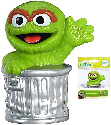 Sesame Street Oscar The Grouch Bagged Figure 3"
