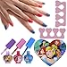 TownleyGirl Disney Princess Cosmetic Set with Nail Polish, Lip Gloss, Press-On Nails, Sandals, Toe Separators, and More