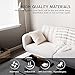EDOW Luxury Throw Pillow Insert, Soft Fluffy Down Alternative Polyester Square Form Decorative Pillow Insert,Sham Stuffer,Cotton Cover for Sofa, Couch,Bed and Car. (White, 18x18)