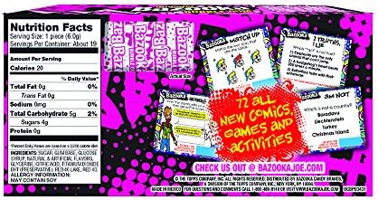 Bazooka Bubble Gum Original Nostalgia Mini Wallet Pack