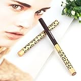 Familybuy Double-end Waterproof Eyebrow Pencil Automatic Pro Makeup Eyebrows Set With Eye Brow Comb Brush- Brown