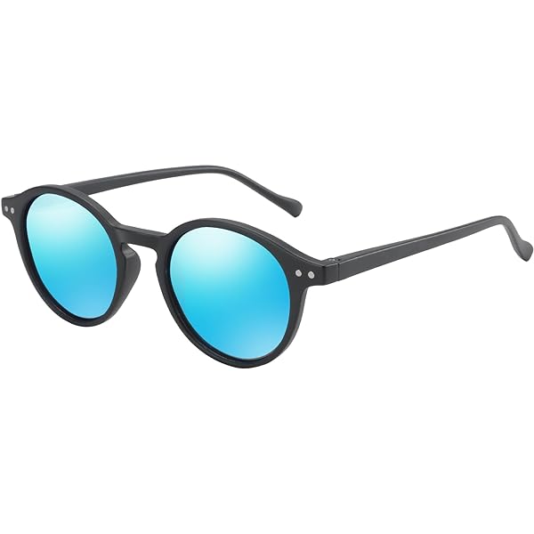 Amazon.com: EYLRIM Classic Polarized Round Sunglasses for  display picture 2