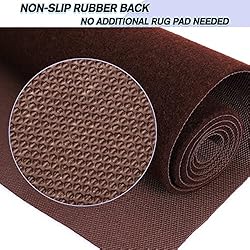 Custom Size Backed Non-Slip Area Rugs Runner, Easy