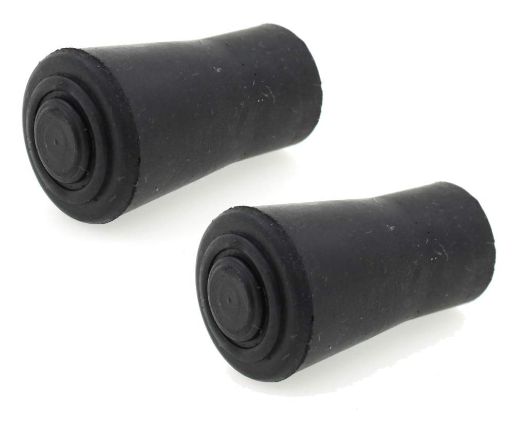 Lifeswonderful - 2 pcs: 12mm (1/2") Leki Style Rubber Ferrule Tips for Trekking or Hiking Sticks & Poles