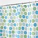InterDesign Rialto 72-Inch by 72-Inch Shower Curtain, Blue/Green