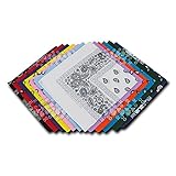 Kaiser Collection Double Sided Paisley Bandanas (1 Dozen)