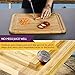 Pratico Kitchen Large Bamboo Cutting Board and Serving Tray with Juice Groove, 18 x 12 inch