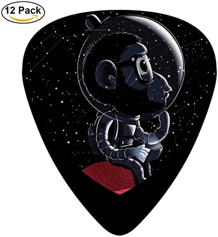 Gufun Guitar Picks Alien Custom Three Size Electric Celluloid Plectrums (12-Pack)
