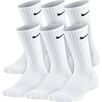 NIKE Kids' Everyday Cushion Crew Socks (6 Pairs)