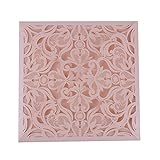 YUFENG 60pcs Laser Cut Wedding Invitations Cards Kit for Marriage Engagement Birthday Bridal Shower