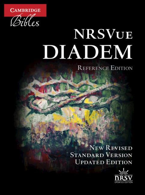 NRSVue Diadem Reference Edition with Apocrypha, Black Calf Split