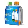SodaStream PET-fles 0,5 liter duopack van onbreekbaar kristalhelder PET en vrij van BPA! ideaal voor school, sport…