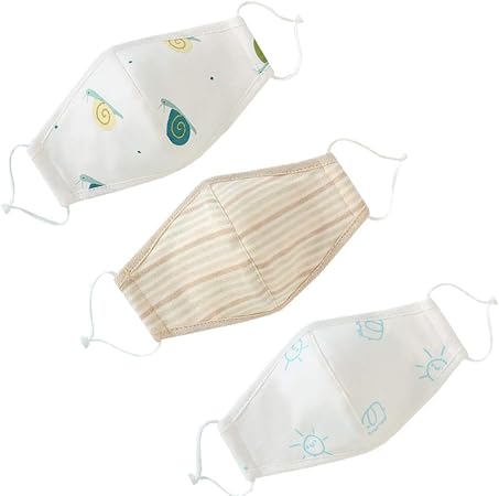 Amazon Co Jp マスク 子供用 3枚セット 幼児用マスク 洗えるマスク キッズ 布 綿100 防寒 春夏秋冬 紐の長さ調整可能 スポーツ アウトドア