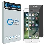 iPhone 7 Plus Screen Protector, Cubevit iPhone 7 Plus Privacy Tempered Glass Screen Protector, [Scratch Proof] [Easy Install] [0.3mm, 2.5D] Anti Spy Glass Screen Protector for iPhone 7 Plus 5.5 inch