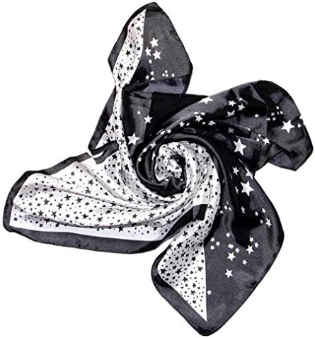 COMVIP Men Satin Silk Summer Sun Protection Square Neck Scarf Bandana