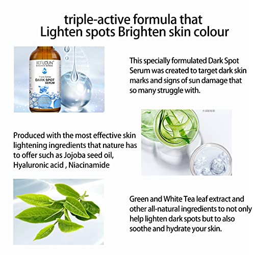 Dark Spot Corrector Serum for Face Melasma Treatment Fade Serum with 4