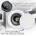 Pyle Pair 8″ Bluetooth Flush Mount in-Wall in-Ceiling 2-Way Universal Home Speaker System Spring Loaded Quick Connections Polypropylene Cone Polymer Tweeter Stereo Sound 250 Watts (PDICBT852RD)thumb 1