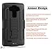 LG G4 Case, NageBee [Heavy Duty] Armor Shock Proof Dual Layer [Swivel Belt Clip] Holster with [Kickstand] Combo Rugged Case for LG G4 (Black)