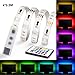 maylit Smart WiFi TV LED Backlight, 16.4ft ICRGB LED Lights for TV 75-85in, 4Pcs USB Powered TV Lights Kit with Remote and App Control, Works with Alexa & Google Assistant, Bias Lighting for HDTV