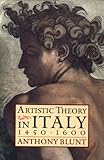 Front cover for the book Artistic Theory in Italy, 1450-1600 by Anthony Blunt