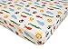 Premium Fitted Pack N Play Playard Sheet Made with 100% Organic Cotton, Safari
