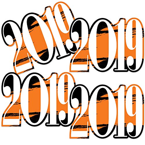 Big Dot of Happiness Orange Grad 2021 - Best is Yet to Come - 2021 Decorations DIY Orange Graduation Party Essentials - Set of 20