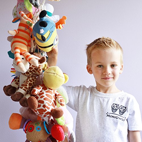 MiniOwls Multipurpose Clips Set of 10 Super Strong White Laundry Pins With Hooks. Great for Toy Chains & as Wardrobe Organizer. 3% is Donated to Autism Society - Thumbnail 7