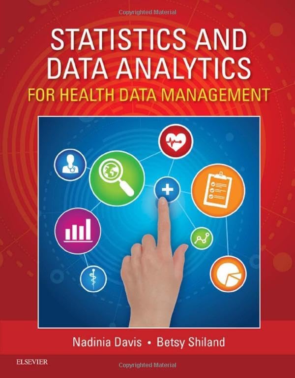 Medical Informatics - Statistics & Data Analytics for Health Data Management