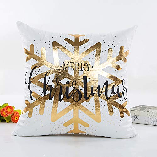 XUELIEE 3 pcs Merry Christmas Pillow Case Christmas Tree Xmas Pillow Cover 18 x 18\