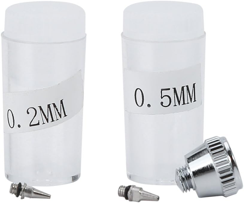 Oumefar Dual Action Airbrush Pen Spray Gun Precision Trigger Style Feed Airbrush Set Needle Spray Gun Paint Art 0 2mm/0 3mm/0 5mm - Image 3